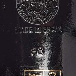 مملوكة مسبقًا Versace Pink Patent Slingback Pumps Size 36