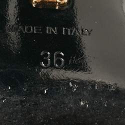 Versace Black Satin Crystal La Medusa Slingback Pumps Size 36