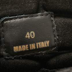 مملوكة مسبقًا Versace Pink/Purple Leather and Canvas Trigreca Sneakers Size 40