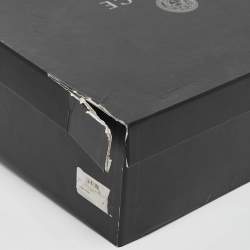 Versace Black Leather Medusa Aevitas Double Platform Pumps Size 39