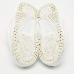 Versace White Leather and Rubber Odissea Medusa Chunky Slip On Sneakers Size 37