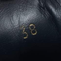 Pre Owned Versace Tricolor Leather and Mesh Medusa Slip On Sneakers Size 38