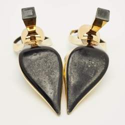 مملوكة مسبقًا Versace La Medusa Size 37 Gold Leather Slingback Pumps