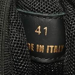 Pre Owned Versace Chain Reaction Size 41 Multicolor Leather and PVC Lace Up Sneakers