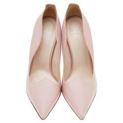 Versace Pink Leather Pointed Toe Pumps Size 40