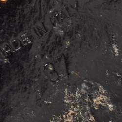 Pre Owned Versace Pink Pleated Leather Plisse Slide Sandals Size 37