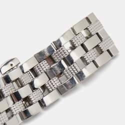 Pre Owned Versace White Stainless Steel Destiny Spirit 86Q99D002-S099 Women's Wristwatch 39 mm