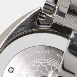 Pre Owned Versace White Stainless Steel Destiny Spirit 86Q99D002-S099 Women's Wristwatch 39 mm