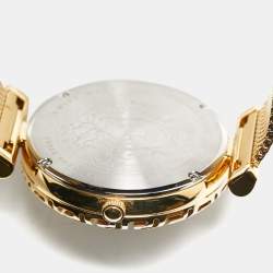 Versace Green Gold Plated Stainless Steel Palazzo Empire Greca VEDV00819 Women's Wristwatch 37 mm