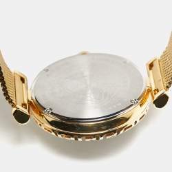 Versace Green Gold Plated Stainless Steel Palazzo Empire Greca VEDV00819 Women's Wristwatch 37 mm