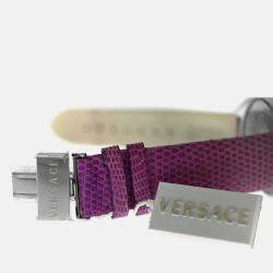 Pre Owned Versace Destiny Spirit 86Q953MD497 S702 Quartz Mother of Pearl Dial Stainless Steel Women's Wristwatch 38mm