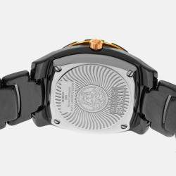 Pre Owned Versace DV One Glamour 63QCP9D008 SC09 Quartz Ceramic Diamond Wristwatch 36mm