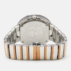 Pre Owned ساعة يد نسائية فيرساتشي في - معدن أيقون في أل سي080014 ستانلس ستيل لونين بيج فاتح 40 مم