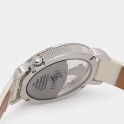 Pre Owned ساعة يد نسائية فيرساتشي كريوس ستانلس ستيل بيضاء 38 مم