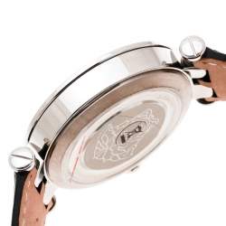 Versace SIlver White Stainless Steel V Race 23C Women's Wristwatch 42 mm