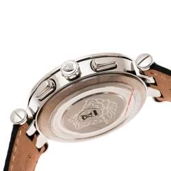 Versace SIlver White Stainless Steel V Race 23C Women's Wristwatch 42 mm