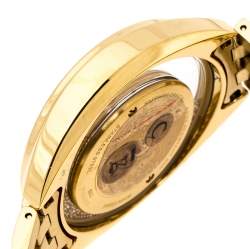 Pre Owned Versace Gold Stainless Steel Destiny Spirit 86Q Women's Wristwatch 39 mm