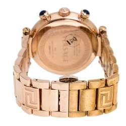Versace Mother of Pearl Rose Gold Plated Steel Reve 68C Women's Wristwatch 40 mm