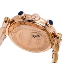 Versace Mother of Pearl Rose Gold Plated Steel Reve 68C Women's Wristwatch 40 mm