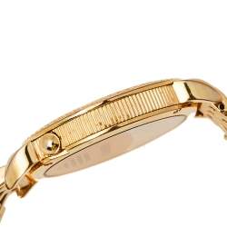 Versace Purple Gold Plated Stainless Steel Krios 93Q Women's Wristwatch 38 mm