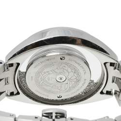 Pre Owned Versace White Stainless Steel Destiny Spirit 86Q Women's Wristwatch 39 mm