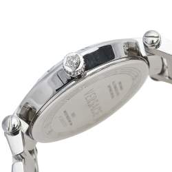 Pre Owned  Versace Black Stainless Steel Reve 68Q Women's Wristwatch 35 mm