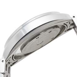 Pre Owned Versace White Stainless Steel Diamond Destiny Spirit 86Q Women's Wristwatch 39 mm
