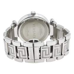 Pre Owned Versace Mother of Pearl Stainless Steel Reve 68Q99SD498-S099 Women's Wristwatch 35 mm