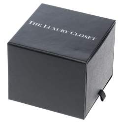 Pre Owned ساعة يد نسائية فيرساتشي ثيا A7Q ستانلس ست يل مطلي ذهب وردي صدف بيضاء 39 مم