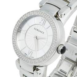 Versace Silver Stainless Steel Leda VNC030014 Women's Wristwatch 38 mm