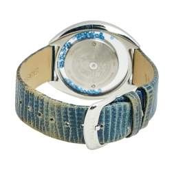 Pre Owned ساعة يد نسائية فيرساتشي ديستني سبيريت VQO030015 جلد ستانلس ستيل صدف 39 مم