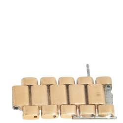 مملوكة مسبقًا Versace Black Rose Gold Stainless Steel Micro Vanitas VQM050015  Women's Wristwatch 30 mm