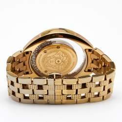 Pre Owned Versace Gold Stainless Steel Destiny Spirit 86Q Women's Wristwatch 39 mm