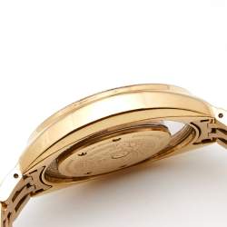 Pre Owned Versace Gold Stainless Steel Destiny Spirit 86Q Women's Wristwatch 39 mm
