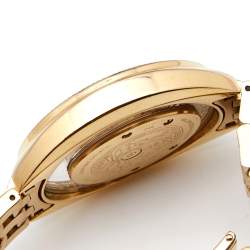 Pre Owned Versace Gold Stainless Steel Destiny Spirit 86Q Women's Wristwatch 39 mm