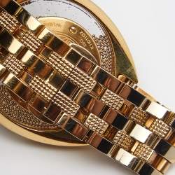 Pre Owned Versace Gold Stainless Steel Destiny Spirit 86Q Women's Wristwatch 39 mm