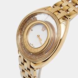 Pre Owned Versace Gold Stainless Steel Destiny Spirit 86Q Women's Wristwatch 39 mm
