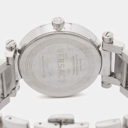 Versace Mother of Pearl Stainless Steel Reve 68Q Women's Wristwatch 35 mm