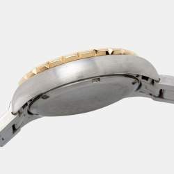 Versace Silver Two tone Stainless Steel Hellenyium V12030015 Women's Wristwatch 35 mm 