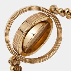 Versace Mother of Pearl Rose Gold Plated Stainless Steel Eon 80Q Women's Wristwatch 39 mm