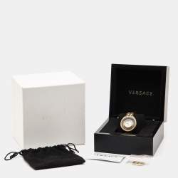 Versace White Gold Plated Stainless Steel  Destiny Spirit 86Q70D002-S070 Women's Wristwatch 36 mm