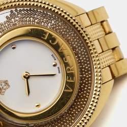 Versace White Gold Plated Stainless Steel  Destiny Spirit 86Q70D002-S070 Women's Wristwatch 36 mm