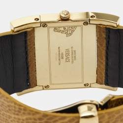 Versace Mother of Pearl Gold Plated Stainless Steel Leather Beauville VSQ90 Women's Wristwatch 38 mm
