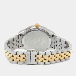 Versace Blue Two-Tone Stainless Steel Hellenyium VE2S00522 Women's Wristwatch 35 mm