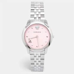 Versace Pink Stainless Steel Audrey VELR00419 Women's Wristwatch 38 mm