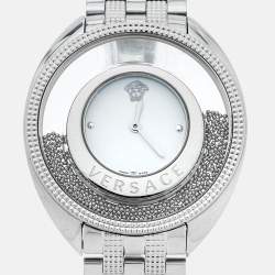 Versace White Stainless Steel Destiny Spirit 86Q99D002-S099 Women's Wristwatch 39 mm