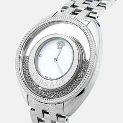 Versace White Stainless Steel Destiny Spirit 86Q99D002-S099 Women's Wristwatch 39 mm