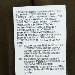 Pre Owned Versus Versace Green Jersey Pin Detailed Cardigan M