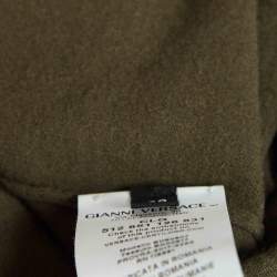 Versus Versace Green Knit Pin Detail Mini Dress XS