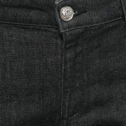 Versus Versace Black Denim Straight Fit Jeans L Waist 31"